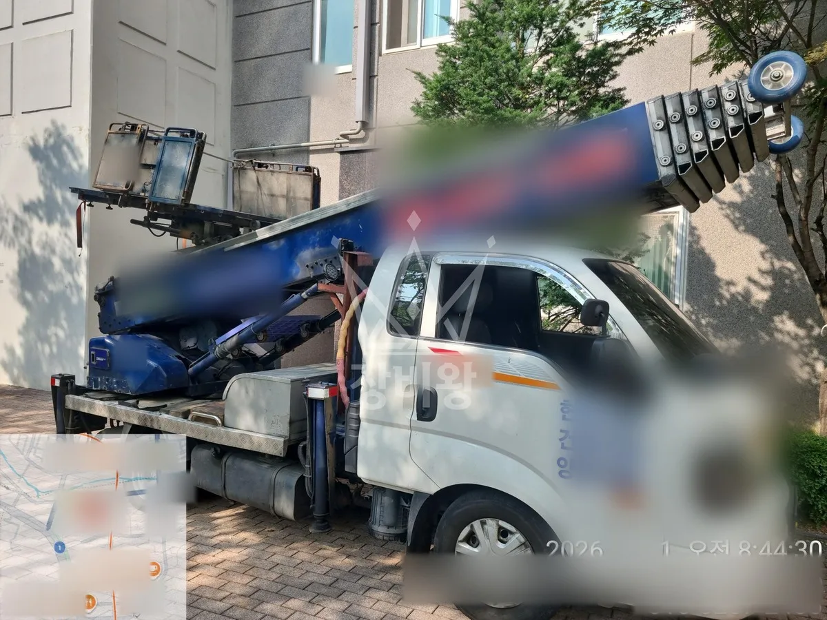 부산 영도구 사다리차 이사 작업 현장