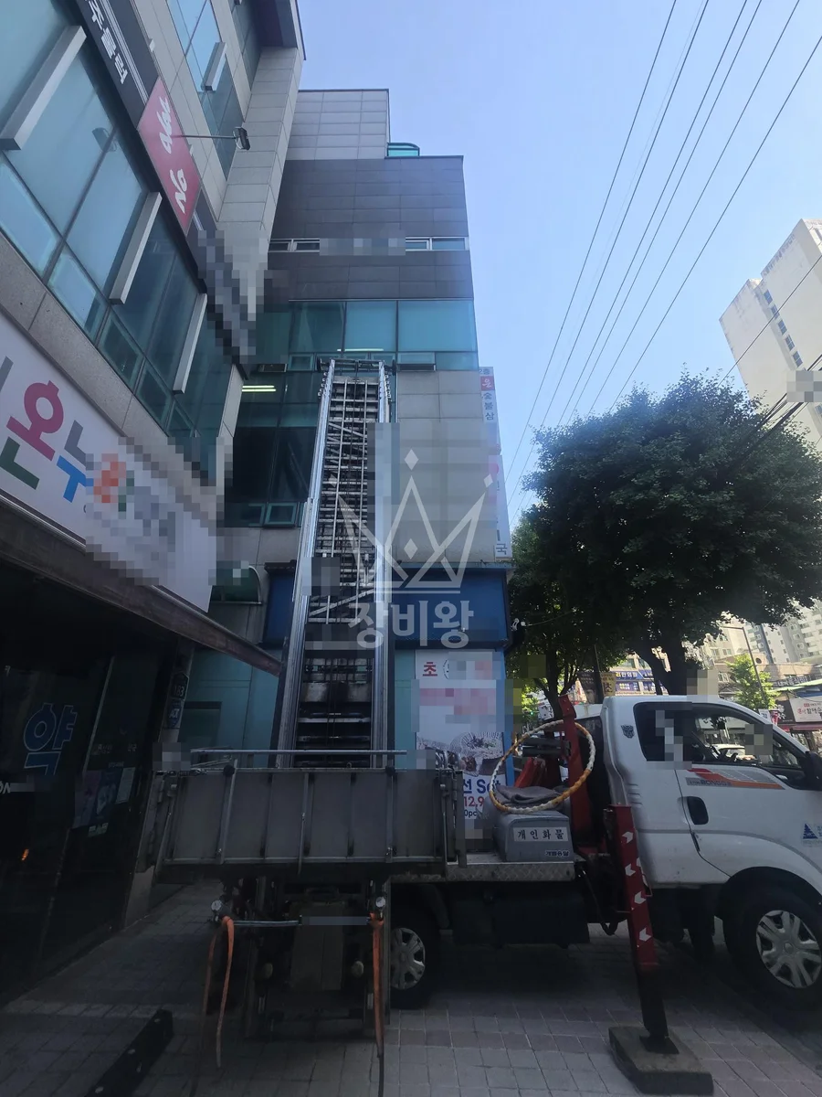 전남 사다리차 이사 작업 현장