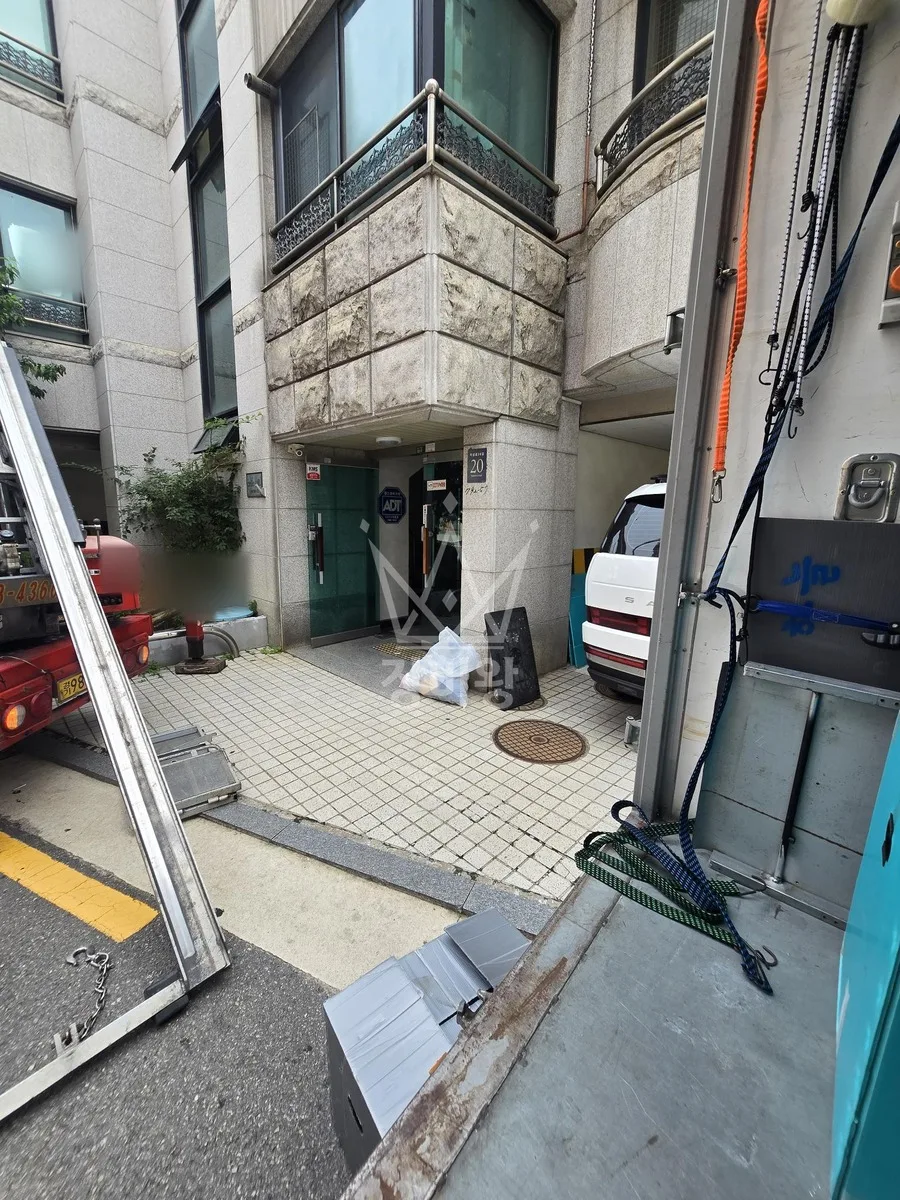 울산 남구 사다리차 이사 작업 현장