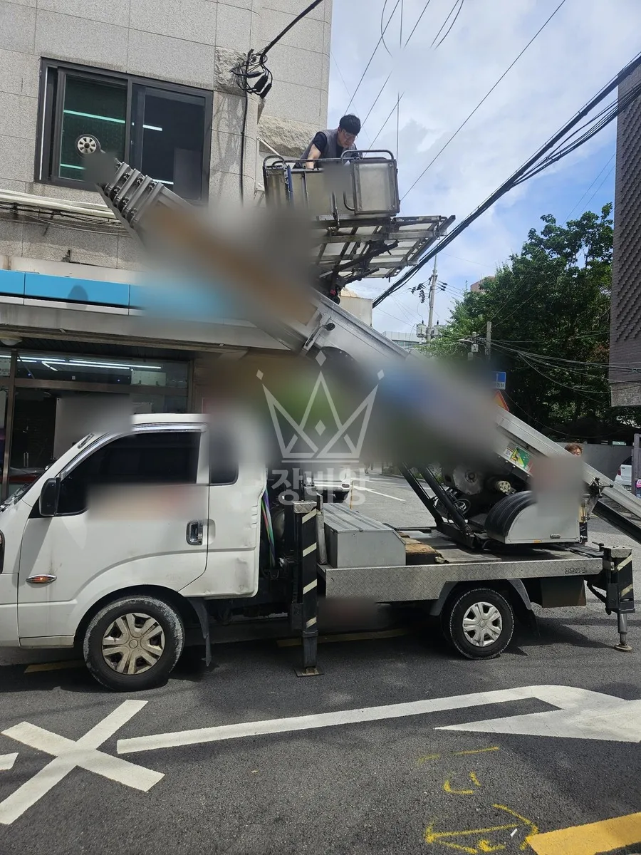 대구 사다리차 폐기물 처리 작업 현장