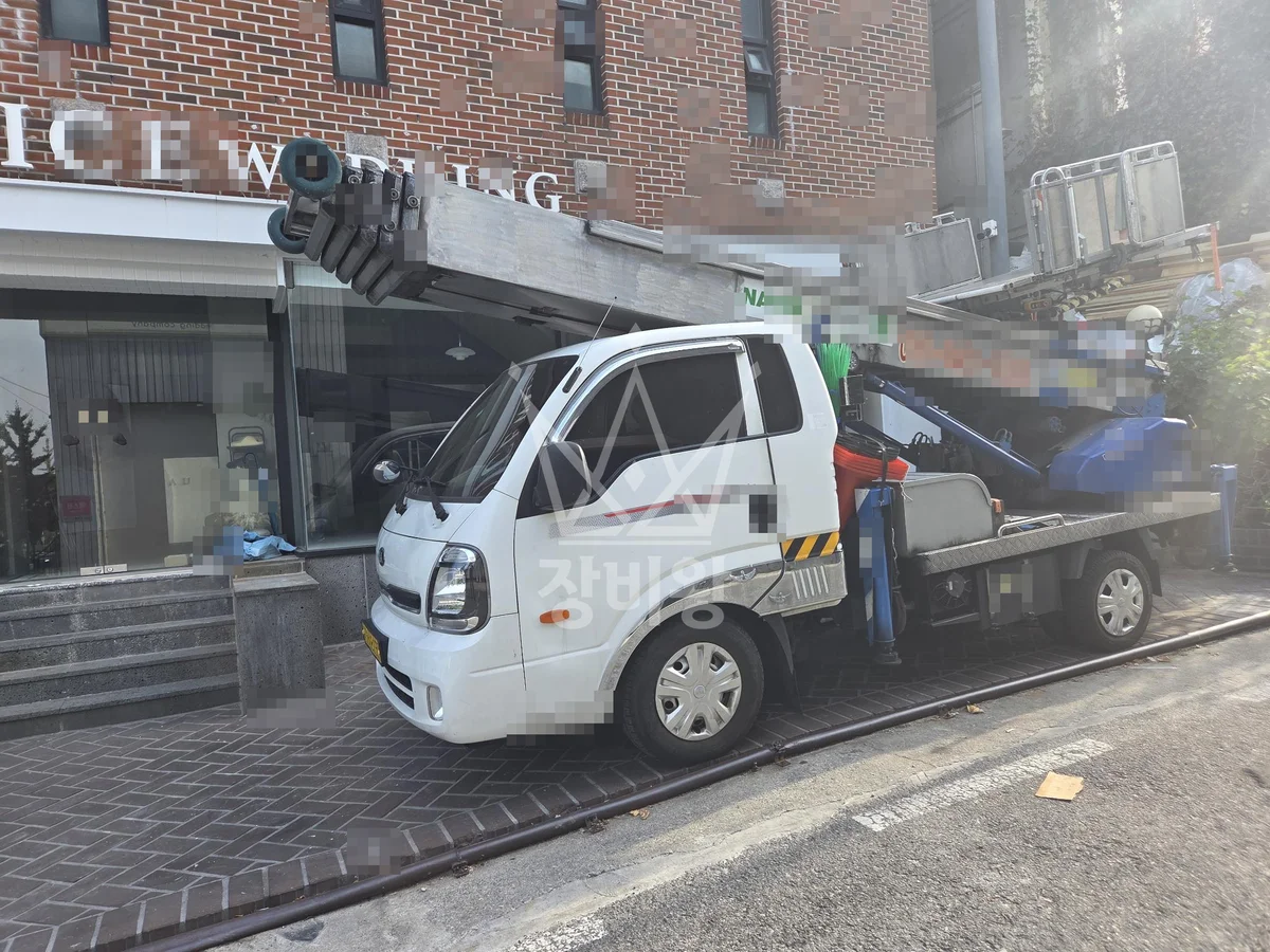 전국 사다리차 자재양중 작업 현장